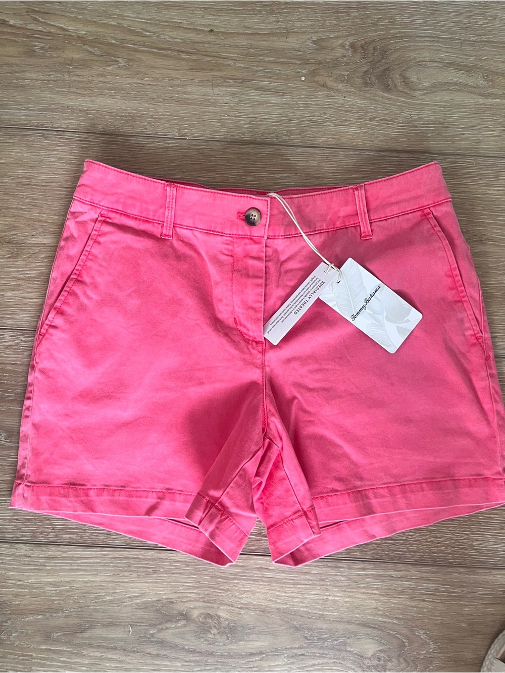 Tommy Bahama Borcay Women's Shorts, 5-inch inseam, size 10 - Paradise Pink - Picture 2 of 4